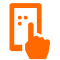 Icon illustration of smartphone